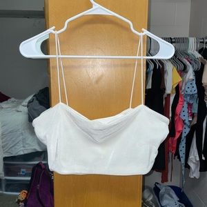 Shein velvet crop top